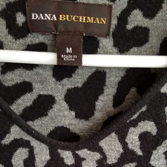 Leopard Print, Black and Gray Tunic - EUC - Picture 2 of 3